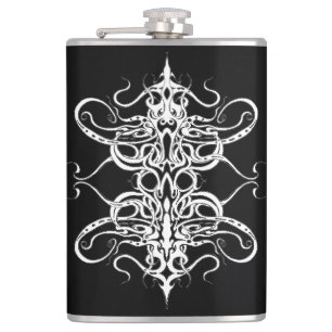 Cantil Design Tribal do Império Negro e Branco