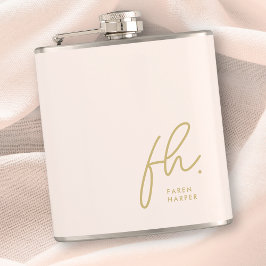 Cantil Despedida de Solteira Chic em Ouro Rosa Personaliz