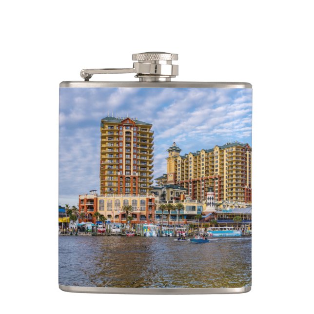 Cantil Destruin Harbour Boardwalk Flask (Frente)