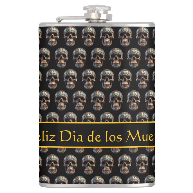 Cantil Dia 3D do crânio morto, personalizado (Frente)