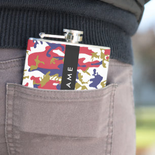 Cantil Dia da Independência Camuflagem Seu nome Personali