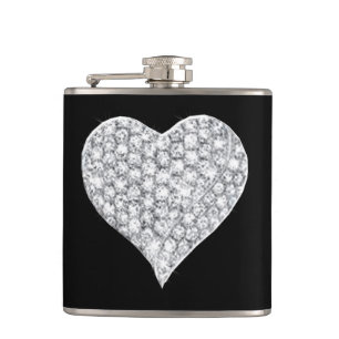 Cantil Diamond Heart Flask