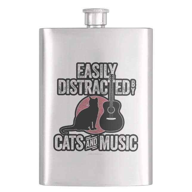 Cantil Distração fácil de gatos e música (Frente)