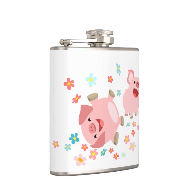 Cantil Dois porcos de desenho em Primavera (Direita)