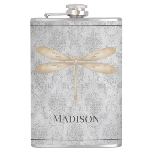 Cantil Dourada Dragonfly Damask (Frente)