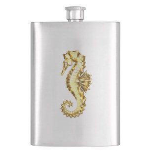 Cantil Dourado Cavalo de Mar Poligonal