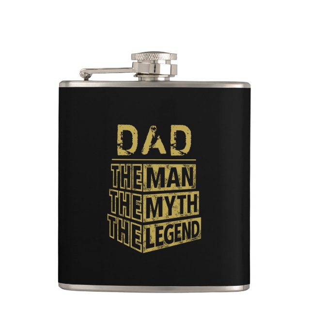 Cantil Dourado Nome Personalizado O Homem O Mito A Legend (Frente)
