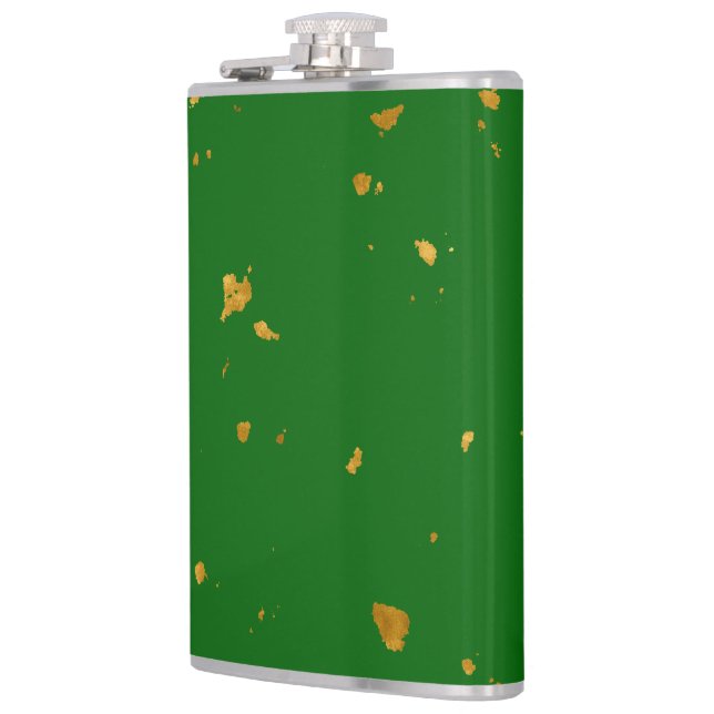 Cantil Dourados Flakes em Emerald Green (Esquerda)