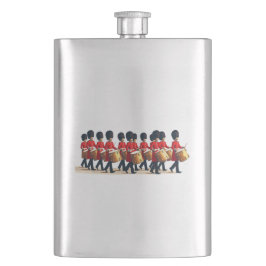 Cantil Doze Drummers Arrancando Estilo de Estêncil de Cor