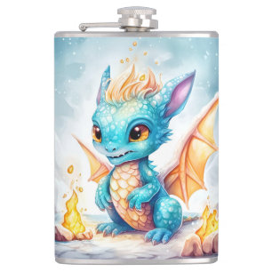 Cantil Dragão Azul-Bebê-68799, Cute Cristalizado
