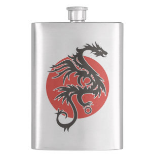 Cantil Dragão Sol - preto vermelho branco + suas ideias