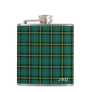 Cantil Duffy Tartan Monograma - Xadrez Verde Brilhante