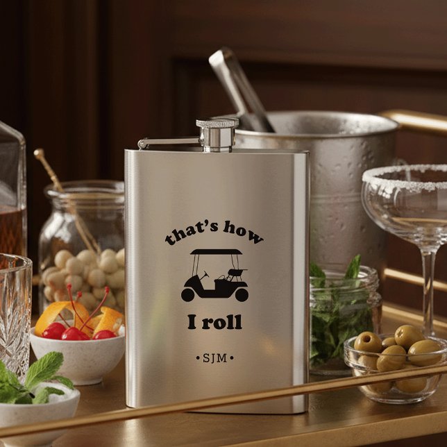 Cantil É assim que eu faço | Golfe Monograma (Criador carregado)