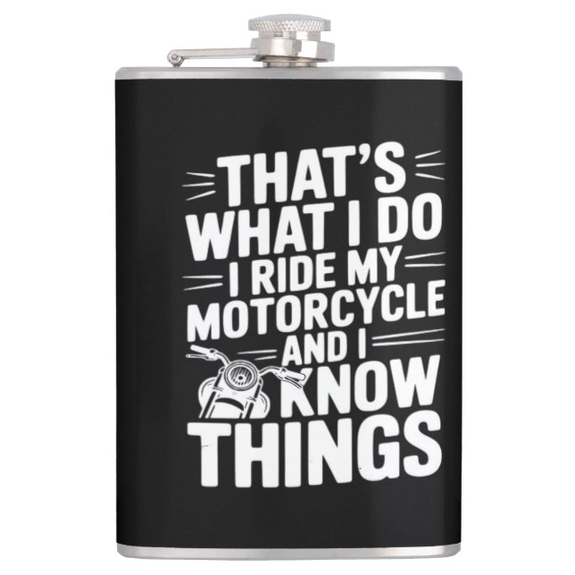 Cantil É o que eu faço, eu ando de motocicleta e eu sei T (Frente)