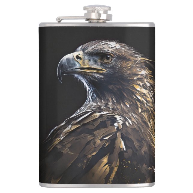 Cantil Eagle Retrait Animal Nature Willife Pintura (Frente)