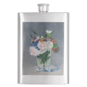 Cantil Edouard Manet - Flores em um Vaso de Cristal