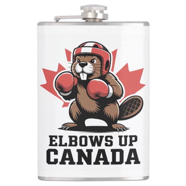 Cantil Elbows Up Canadá | Quirky Canadian Pride Gift (Frente)