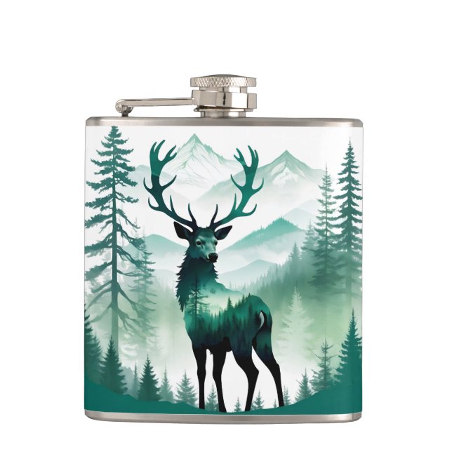 Cantil Elk Wildlife Animal Nature Environment Forest Art (Frente)