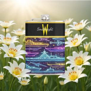 Cantil Embarcações e aeronaves Marinhos vibrantes em mati