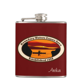 Cantil Emblema BWCA com canoa