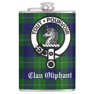 Cantil Emblema da Crista e Tartã do Clã Oliphant