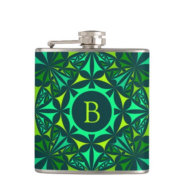Cantil Emerald Green Ornate Kaleidoscope Monogram (Frente)
