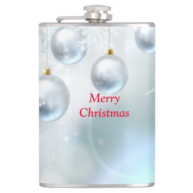 Cantil enfeites de natal e flocos de neve (Frente)