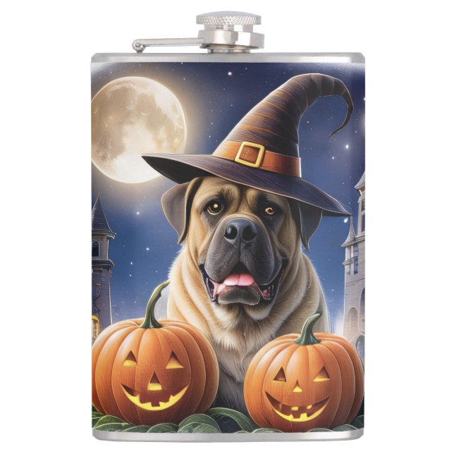 Cantil Englische Dogge Mastiff Halloween  (Frente)