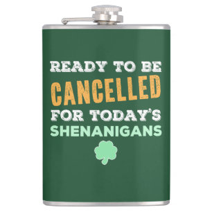Cantil Engraçado Bebendo Irlandês Shenanigans Cancelou Co