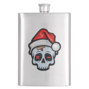 Cantil Engraçado Caveira de Natal, Estilo de Cartoon