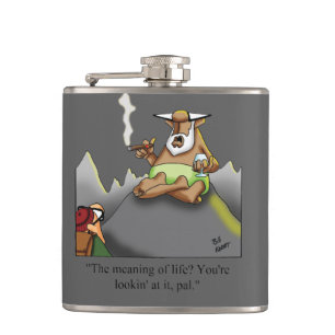 Cantil Engraçado Charuto Humor Flask Gift