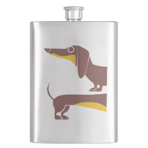 Cantil Engraçado e fofo dachshund para os pais de cães lo