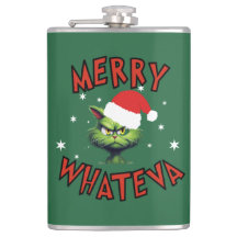 Engraçado Flask de Natal