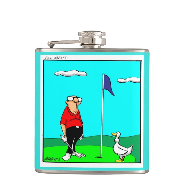 Cantil Engraçado Golf Humor Flask Gift (Frente)