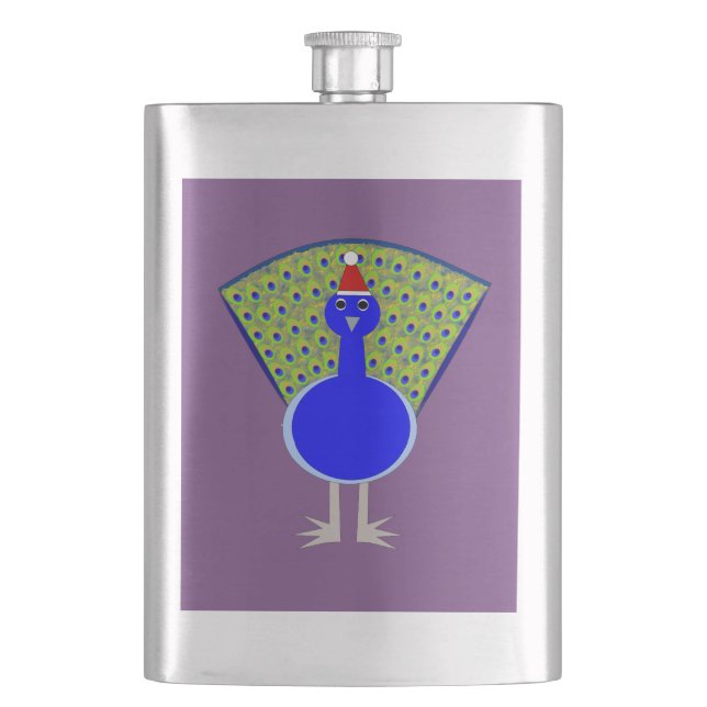 Cantil Engraçado Peacock de Natal (Frente)