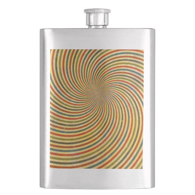 Cantil Engraçado Retro Grunge Swirl + sua ideia (Frente)