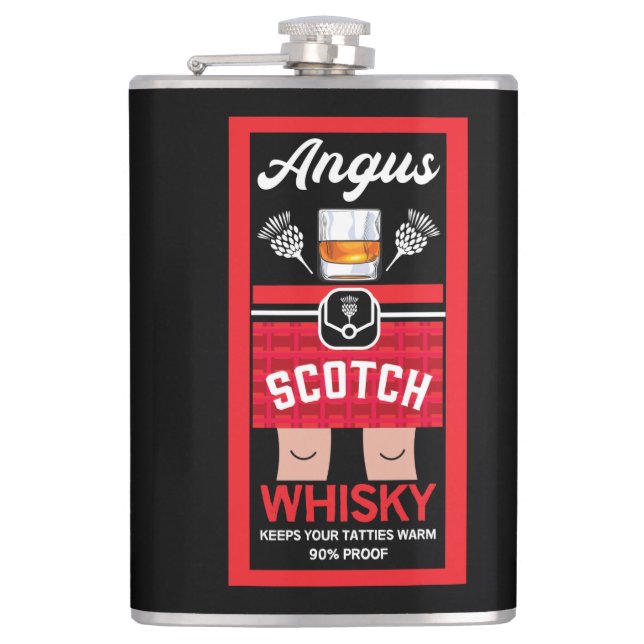 Cantil Engraçado Scotch Whisky Flask (Frente)