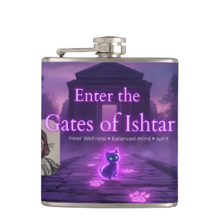 Cantil Enter the Gates of Ishtar drinking flask