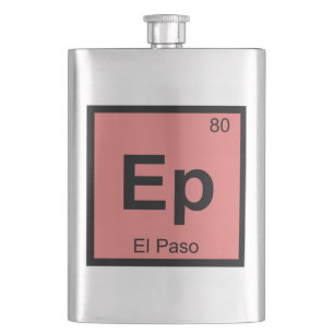 Cantil Ep - El Paso Texas Química Símbolo da Tabela Perió