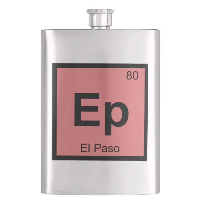 Cantil Ep - El Paso Texas Química Símbolo da Tabela Perió (Frente)