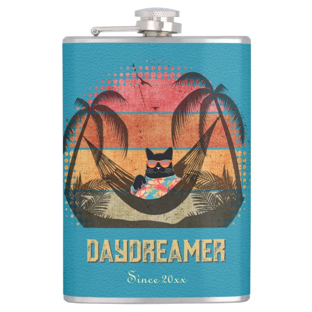 Cantil Escape tropical de Gato Legal e Sonhador (Frente)