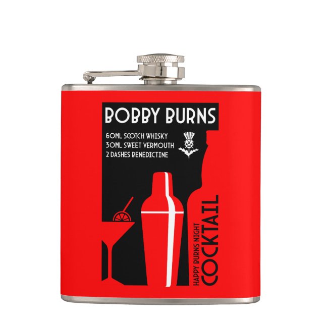 Cantil Escocês Bobby Burns Whiskey Cocktail (Frente)