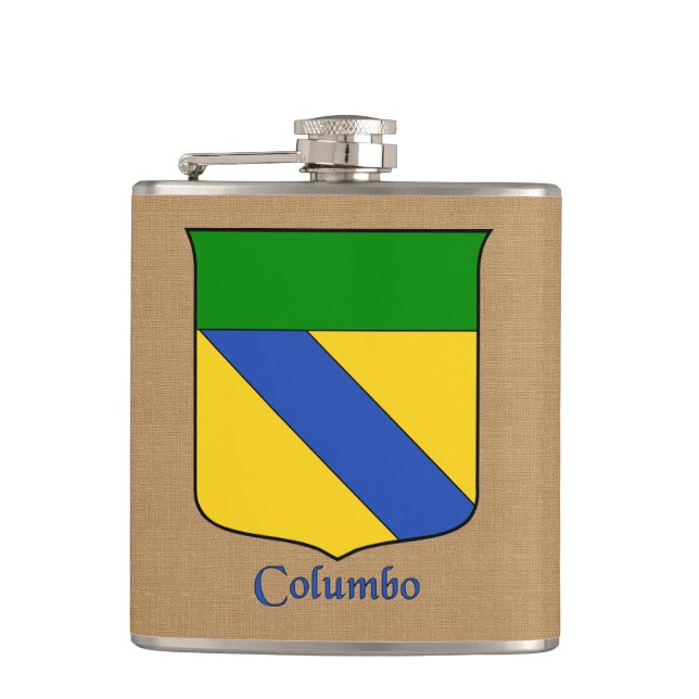 Cantil Escudo Heráldico Histórico Columbo - Apelido Itali (Frente)