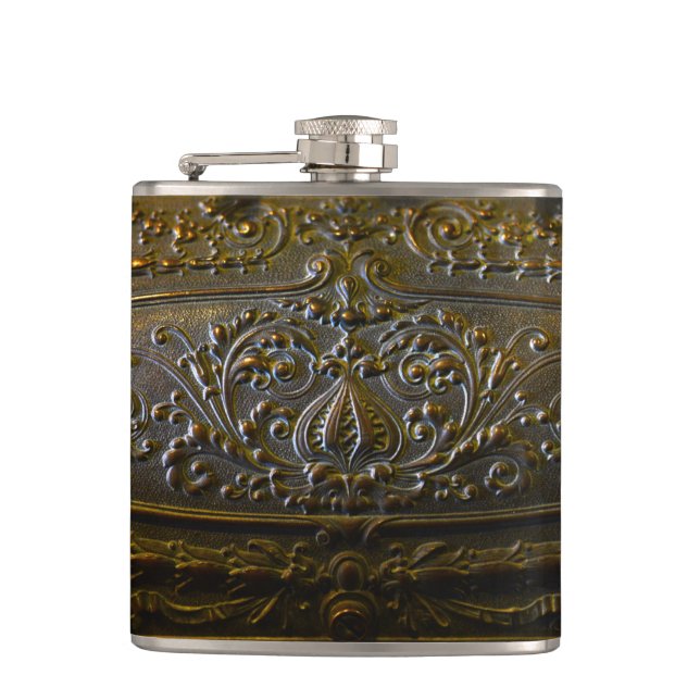 Cantil esculpimento de metais vintage elegante esculto fl (Frente)