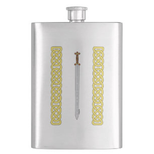 Cantil Espada Celta Antiga e Entrelaçado