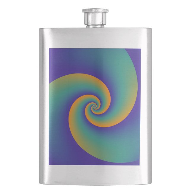 Cantil Espirais em Segundo Plano abstrato soft V (Frente)