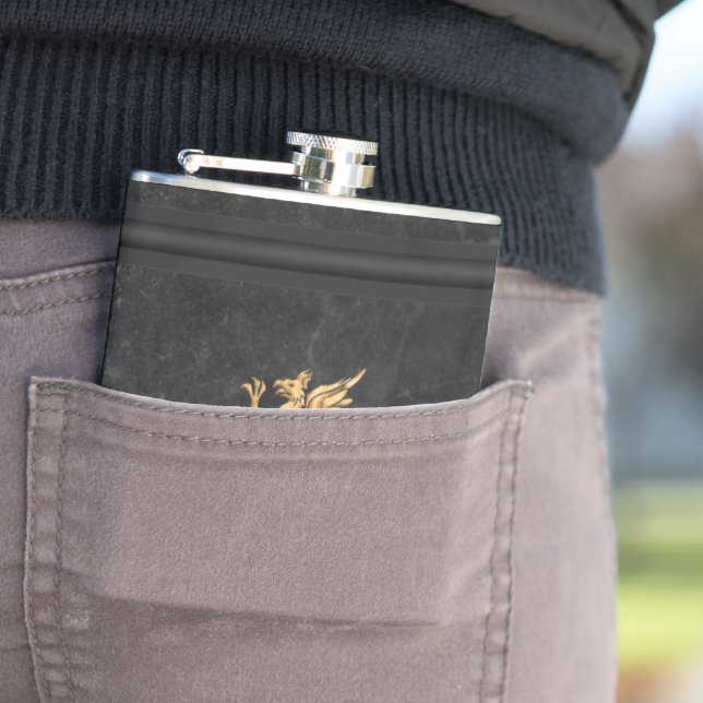 Cantil Espíritos & Frascos de Bebidas - Preto & Dourado (In Situ)