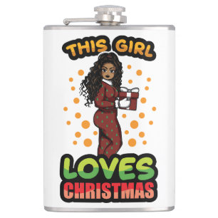 Cantil Esta Menina Adora O Natal Pajama Melanin Sista