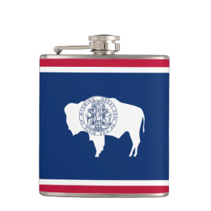 Cantil Estados Unidos/fã desportivo Wyoming Flag & viage