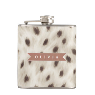 Cantil Estampa Animal Leopardo Neutro Chic Personalizado